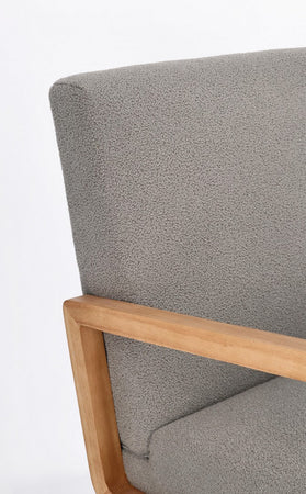 Poltrona "Veriana" per interno, Struttura In Legno Di Pino E Compensato 64.5 x 72 x 82h cm