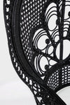 Poltrona Peacock per da interno, ed esterno, Intreccio In Midollino 106 x 71 x h 148 cm