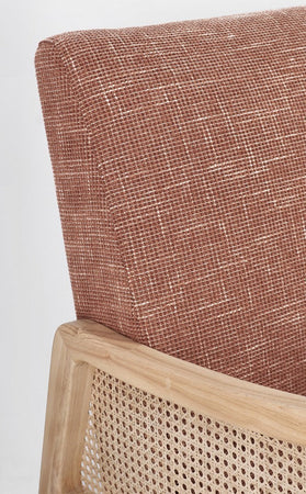 Poltrona "Deanna" per interno, Struttura In Legno Di Pino E Compensato 67.5 x 82 x 83h cm