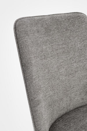 Sedia "Cora" con struttura in acciaio, per arredo interno 48 x 62 x h 84 cm