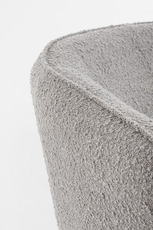 Poltrona "Avril" per interno, Struttura In Legno Compensato, Gambe In Acciaio Verniciato A Polvere Epossidica 76 x 70 x 68h cm