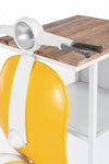 Consolle da Bar Vespa con struttura in acciaio, piano in legno, da 104 x 94 x 65 cm