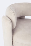 Poltrona Aisha per interno, Struttura In Legno 94 x 88 x 73h cm