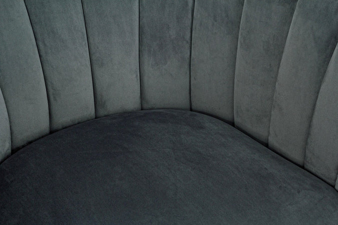 Poltrona "Avril" per interno, Struttura In Legno Compensato, Gambe In Acciaio Verniciato A Polvere Epossidica 76 x 70 x 68h cm