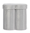 Poltrona Pouf Jocelyn per interno, con struttura in mdf