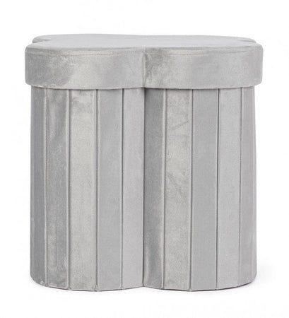 Poltrona Pouf "Jocelyn" per interno, con struttura in mdf