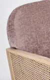 Poltrona Dalida per interno, Struttura In Legno Di Pino E Compensato 65 x 74 x 81h cm