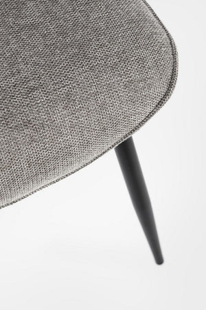 Sedia "Cora" con struttura in acciaio, per arredo interno 48 x 62 x h 84 cm