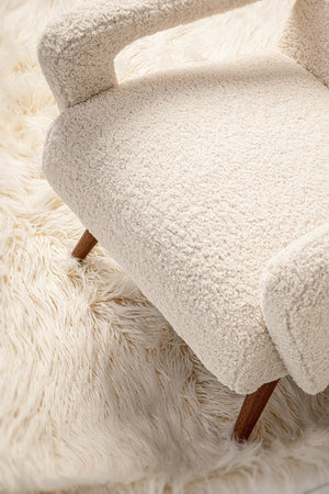 Poltrona "Berna" per interno, Struttura In Legno Di Pino E Compensato 65 x 79 x 74h cm