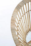 Poltrona Cayes per interno, Struttura Seduta In Rattan, Intreccio In Kubu, Rifinitura Naturale Con Vernice Melaminica 75 x 67 x 81h cm