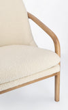 Poltrona Elaide per interno, Struttura In Rubberwood 65.5 x 74.5 x 82h cm