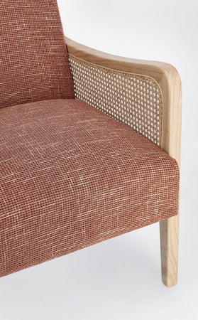 Poltrona "Deanna" per interno, Struttura In Legno Di Pino E Compensato 67.5 x 82 x 83h cm