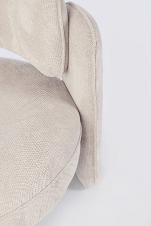 Poltrona "Aisha" per interno, Struttura In Legno 94 x 88 x 73h cm
