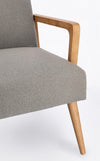 Poltrona Veriana per interno, Struttura In Legno Di Pino E Compensato 64.5 x 72 x 82h cm
