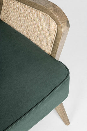 Poltrona "Virna" per interno, Struttura In Legno Di Pino E Compensato 64 x 71 x 79h cm