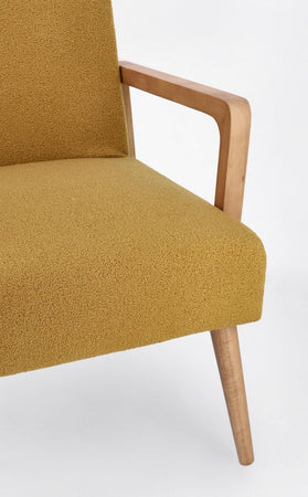 Poltrona "Veriana" per interno, Struttura In Legno Di Pino E Compensato 64.5 x 72 x 82h cm
