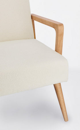 Poltrona "Veriana" per interno, Struttura In Legno Di Pino E Compensato 64.5 x 72 x 82h cm