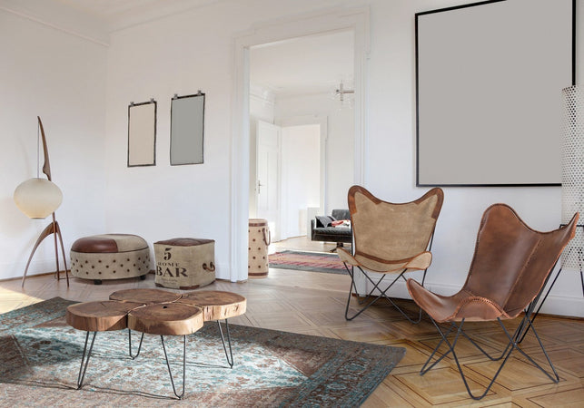 Poltrona Pouf "Sanpark" per interno, con imbottitura in cotone da 45x45x45cm