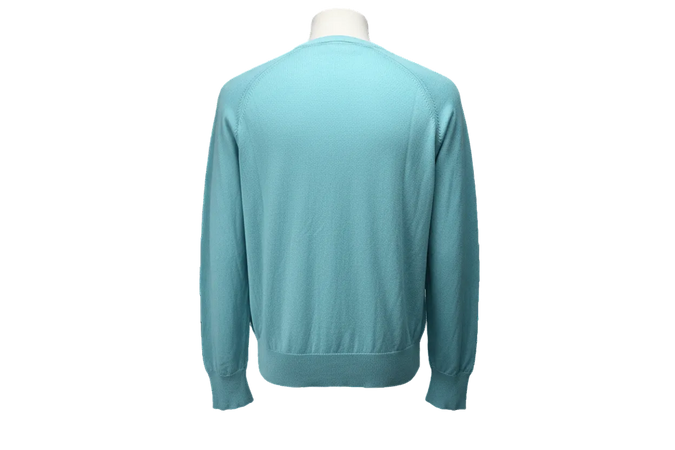 Cardigan uomo La Fileria - Bottoni Azzurro 100% Cotone Made in Italy