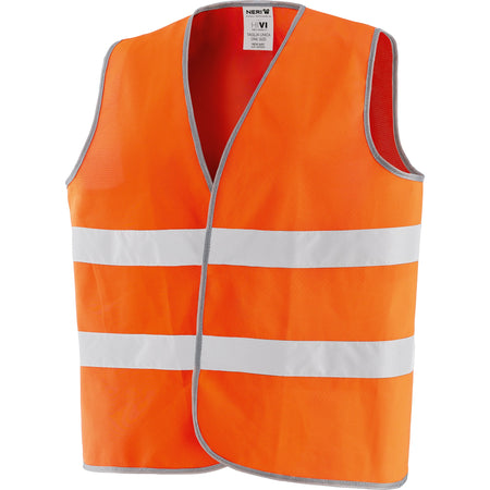 Gilet NEW WAY Alta Visibilità 100% Poliestere Neri Safety