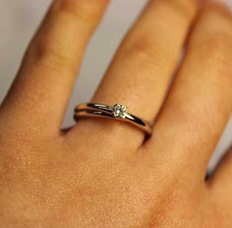 Anello solitario donna RECARLO ZR945/010