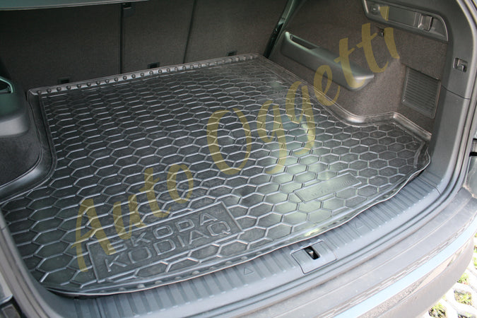 Tappetino di gomma per Skoda Kodiaq 7 posti (base lunga)