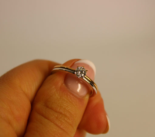 Anello solitario donna RECARLO ZR866/035