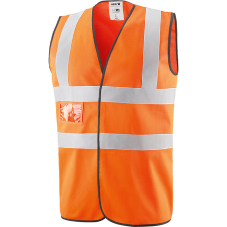 Gilet WE5 Alta Visibilità 100% Poliestere Neri Safety