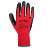 Guanti A310 in Nitrile Flexo Grip Nero/Rosso Portwest