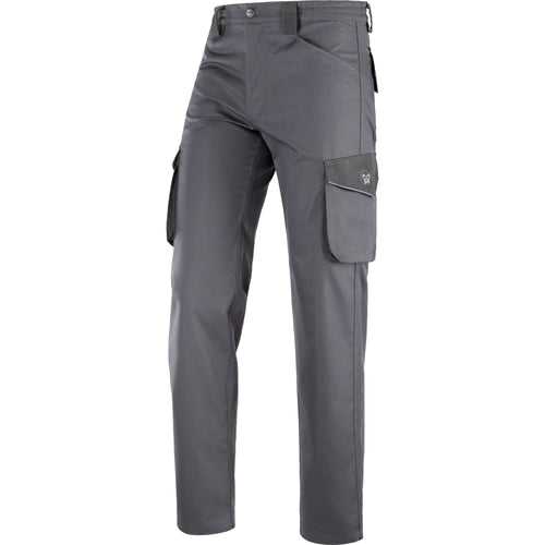 Pantalone CONVOY Multitasche in Tessuto Grigio Neri Safety