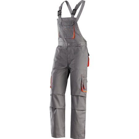 Pantalone con Pettorina WILLIS in Tessuto Neri Safety