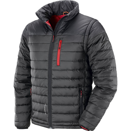 Giubbino BRIG Imbottito in Poliestere/PU Bordeaux/Nero Neri Safety
