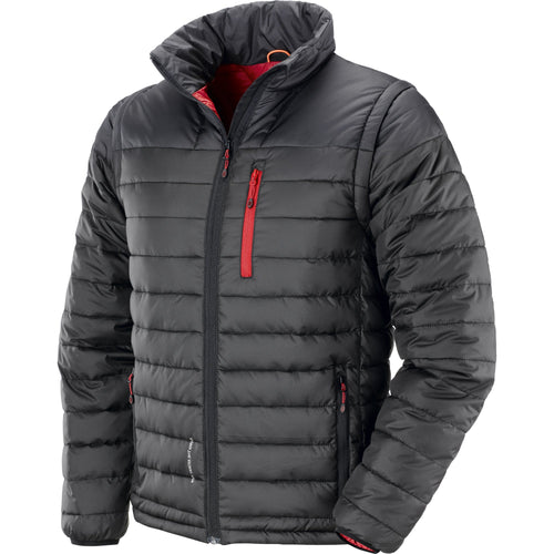 Giubbino BRIG Imbottito in Poliestere/PU Bordeaux/Nero Neri Safety