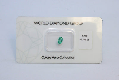 Smeraldo certificato WORLD DIAMOND GROUP WL01426