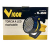 Torcia A Led Tl-3500 Ricaricabile Vigor