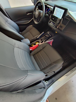 Coprisedili su misura per Toyota Corolla (2019+) Hybrid, Full ecopelle