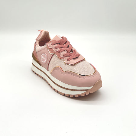 Gilly - Sneakers con zeppa e lacci