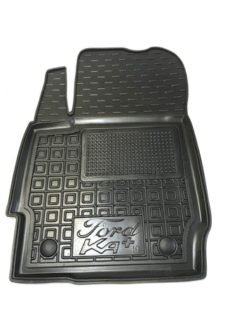 Set Tappetini di gomma su misura per Ford Ka+ (2019+)