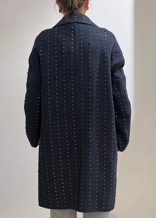 Cappotto Vicolo con dettagli in pietra