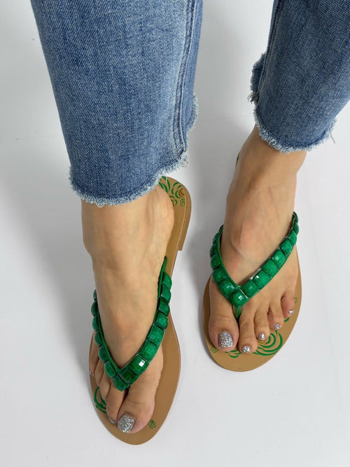 Evelyn - Infradito con pietre