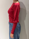 Maglia con maniche a palloncino