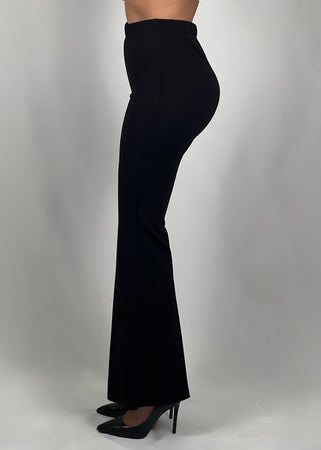Pantalone Vicolo a zampa effeto leggins