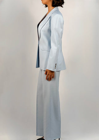 Pantalone Vicolo  lino azzurro