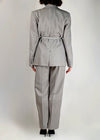 Pantalone Vicolo grigio con raso in vita