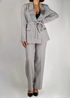 Pantalone Vicolo grigio con raso in vita