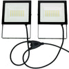 DOPPIO FARETTO LED DA CANTIERE CON TREPPIEDE TELESCOPICO - 100W 9000LM - ElettroWatt.eu
