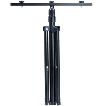 Treppiede Telescopico Nero Con Supporto per 2 Fari - Fino a 200 Watt - ElettroWatt.eu