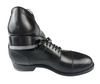 Scarpa Uomo Santoni - Derby Stringata Cap Toe pelle nero
