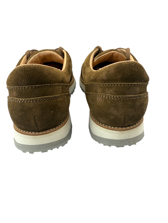 Scarpa Uomo Santoni - Sneacker Scamosciate colore blu suola gomma bianca