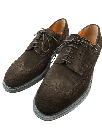 Scarpa Uomo Santoni - Derby Brogue Rondine